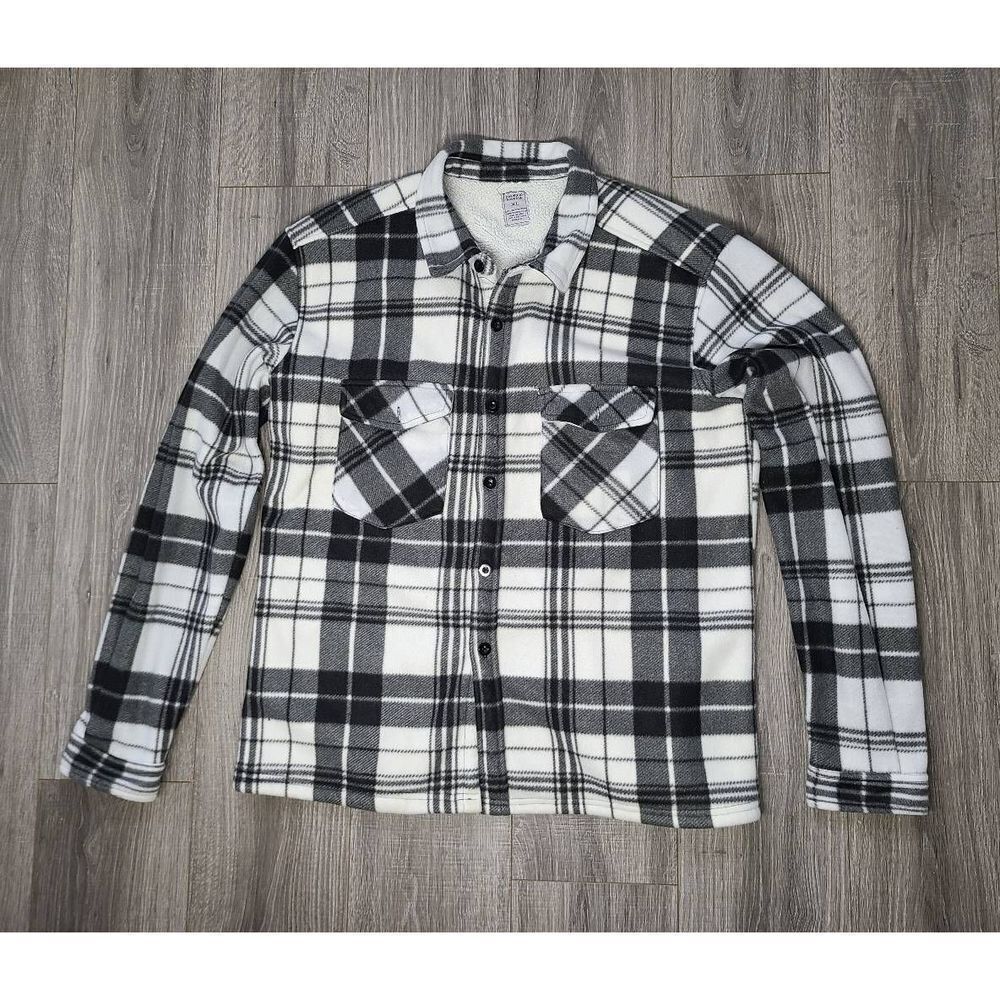 Oakwood Mountain XL Sherpa lined Fleece Shacket Plaid
